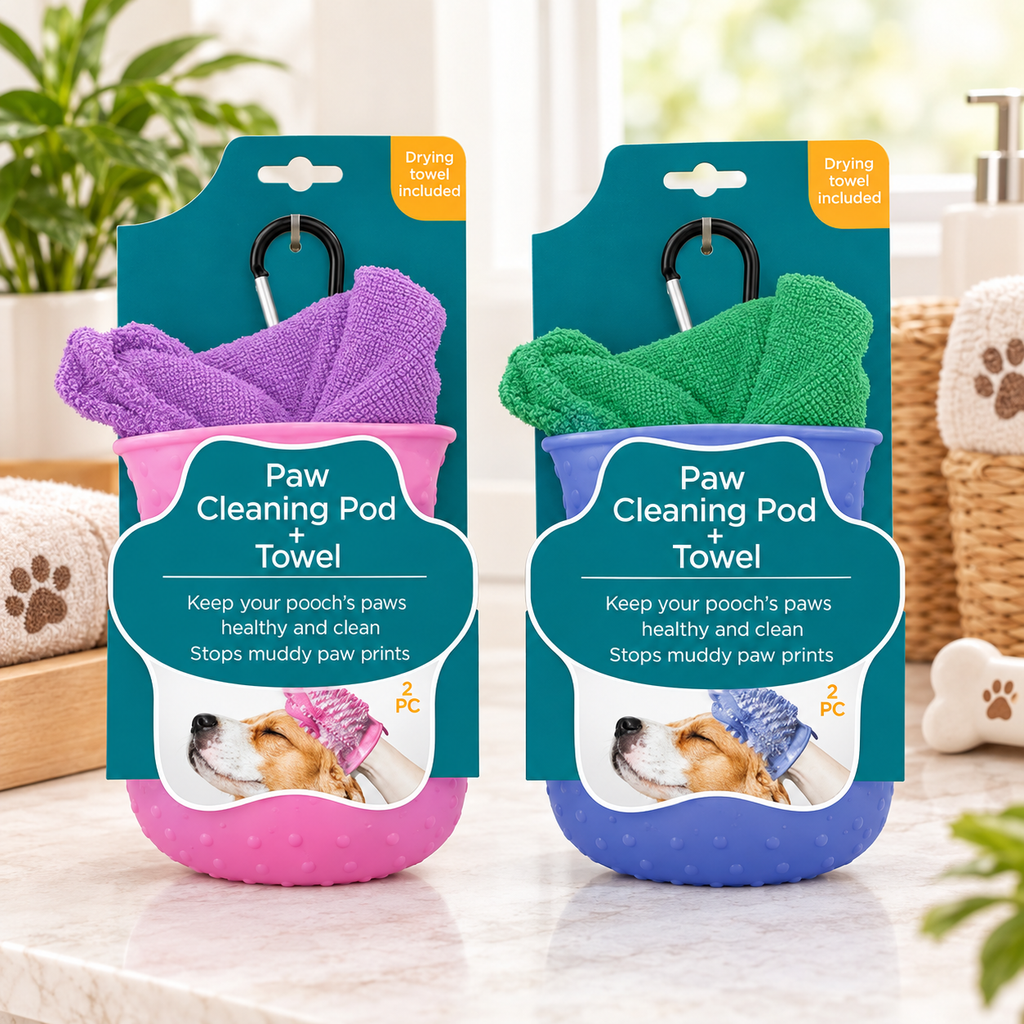 Paw Cleaning Pod & Towel
