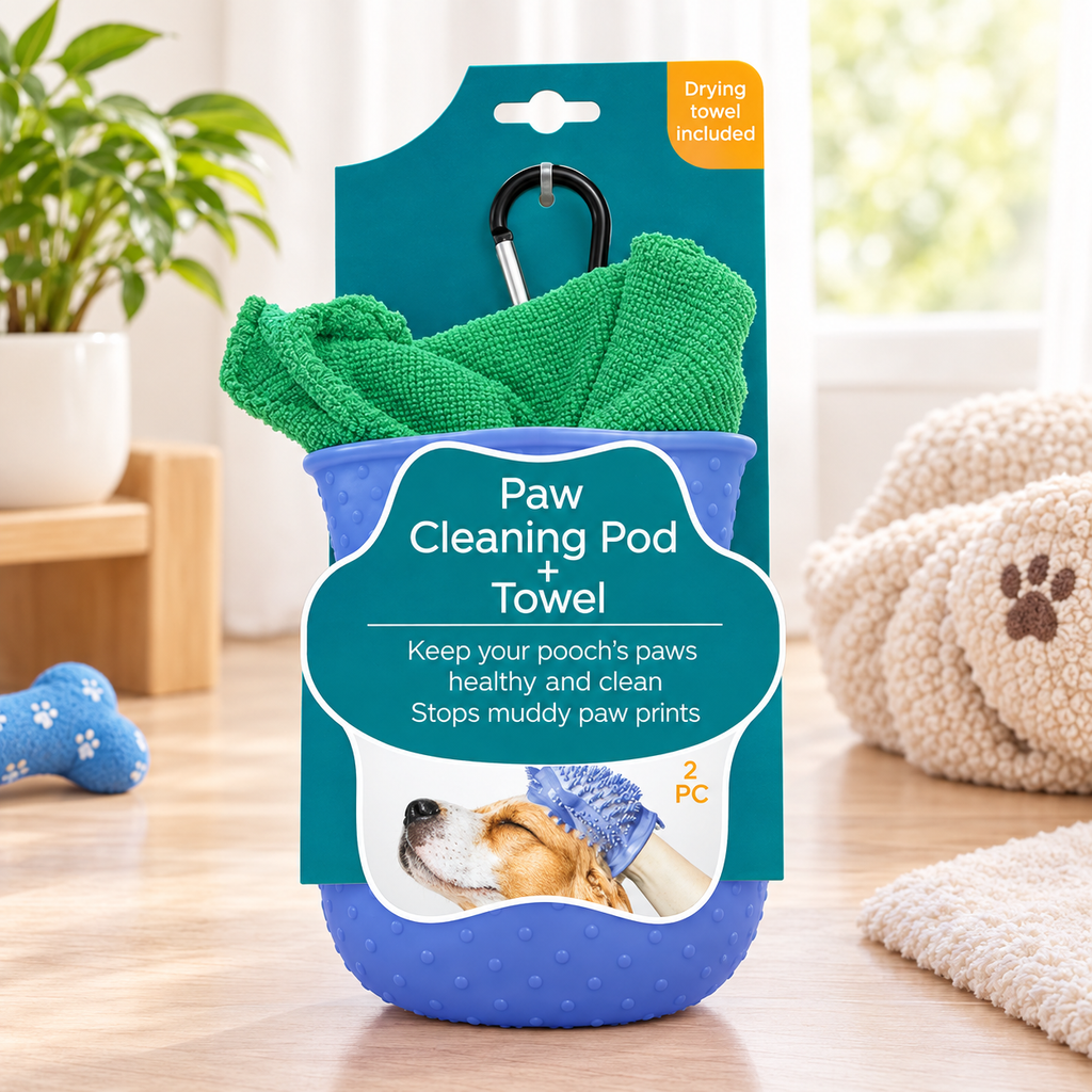 Paw Cleaning Pod & Towel
