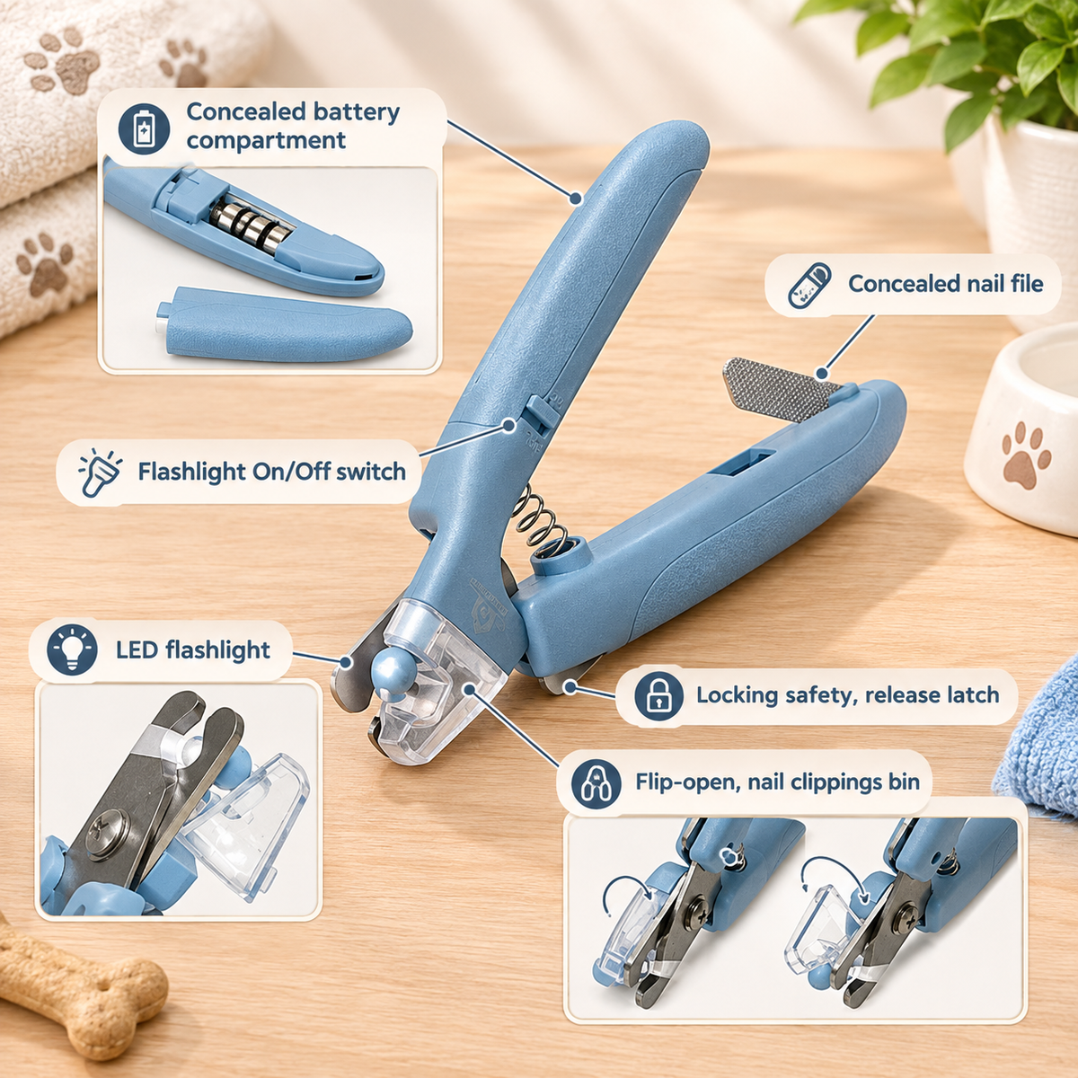 LED Pet Nail Clipper